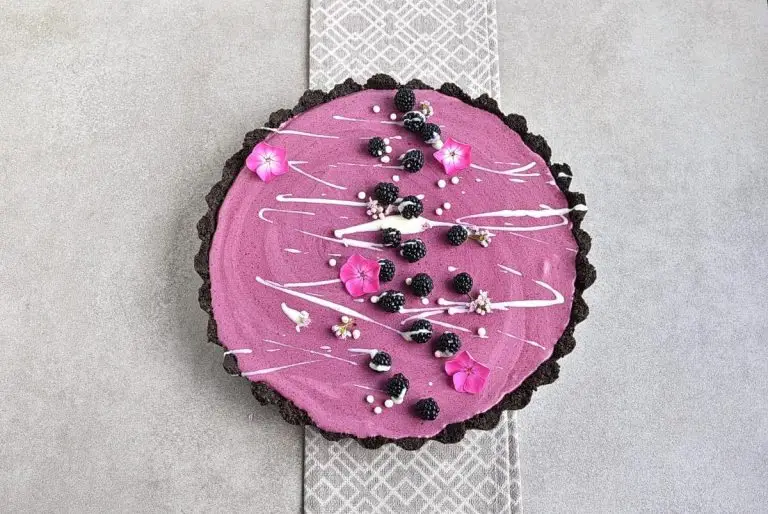 Step 9 - Easy No Bake Blackberry Tart