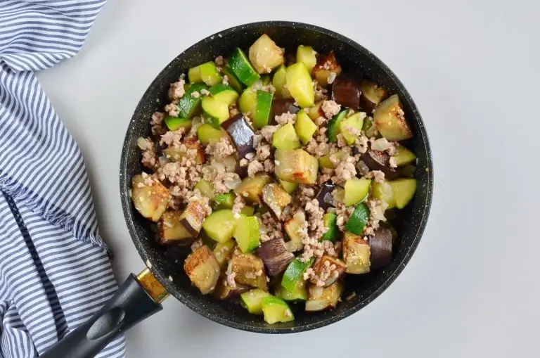 Step 5 - Eggplant and Chili Garlic Pork Stir-Fry