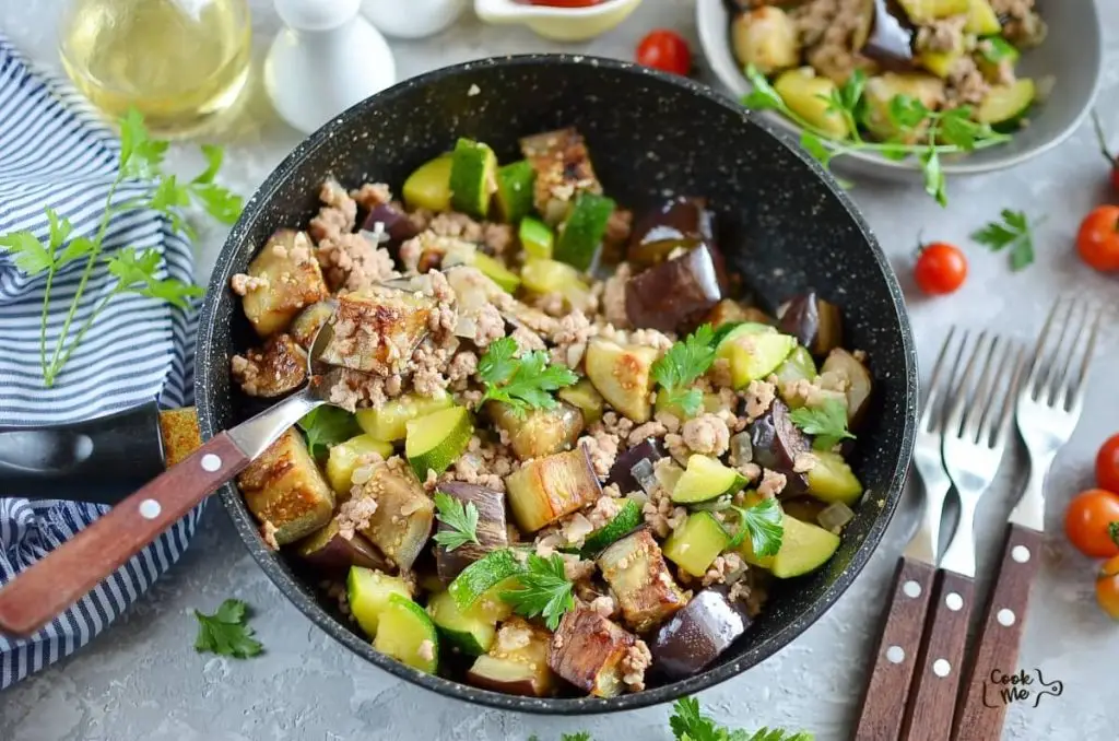 Eggplant and Chili Garlic Pork Stir-Fry