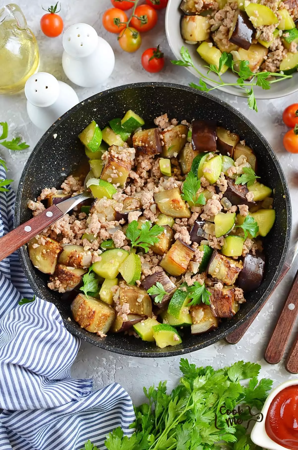 Eggplant and Chili Garlic Pork Stir-Fry