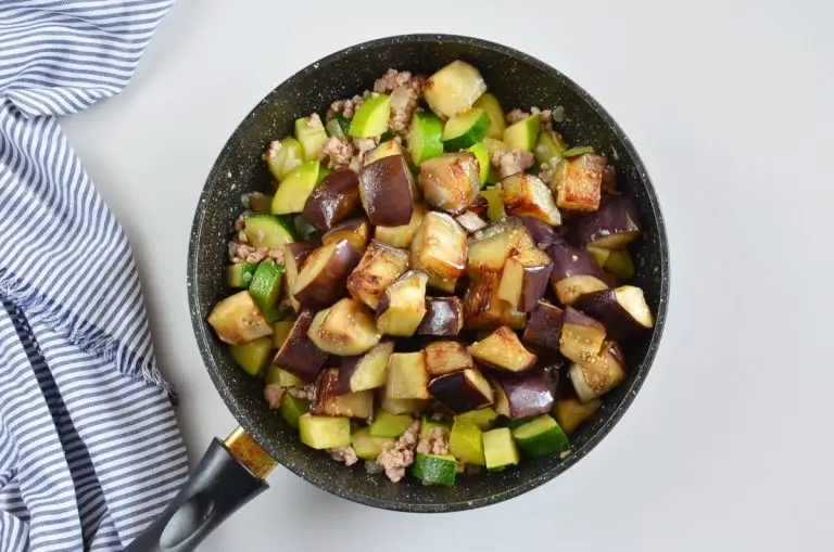 Step 5 - Eggplant and Chili Garlic Pork Stir-Fry