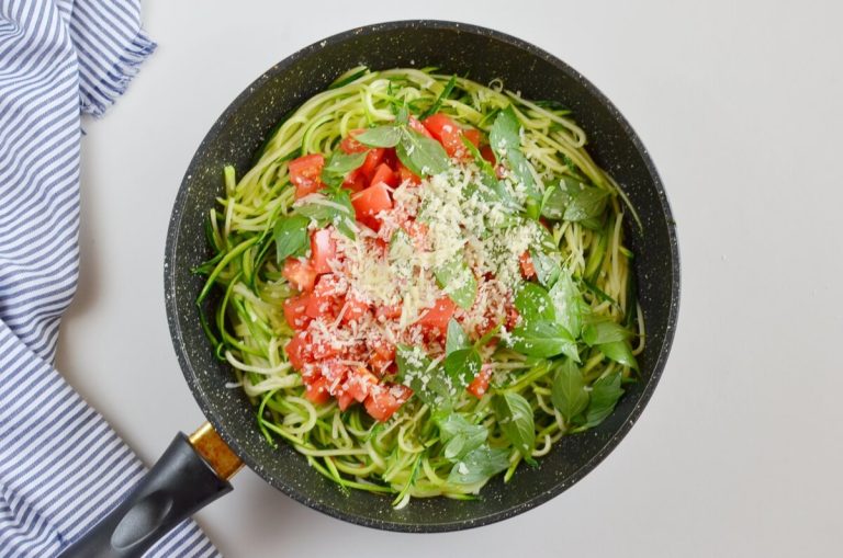 Step 4 - Guilt-Free Garlic Parmesan Zucchini Noodles