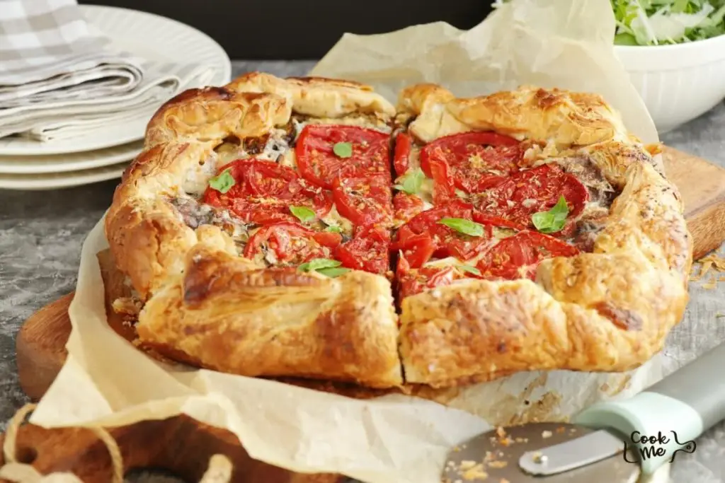 Italian Eggplant Tomato Galette