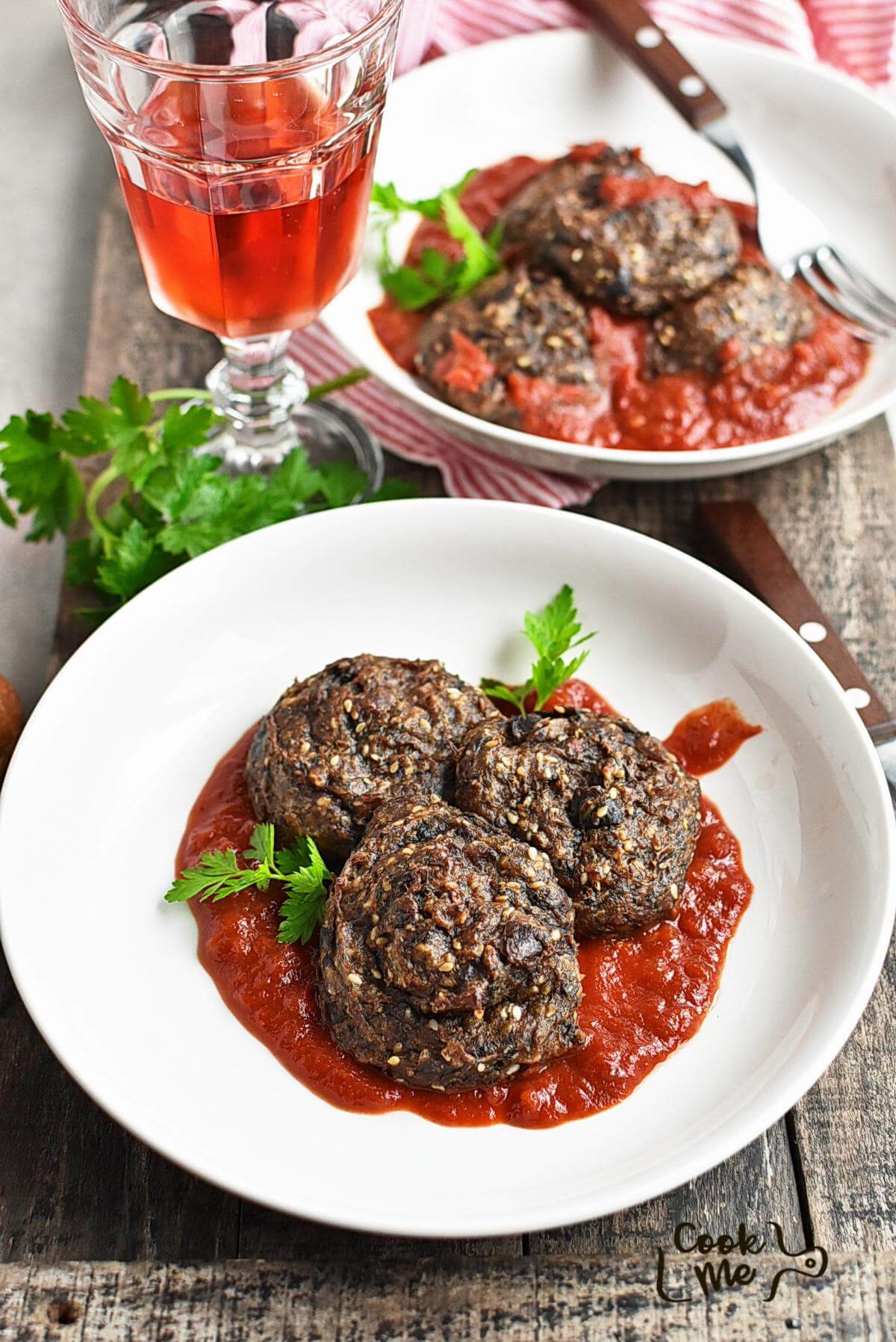 Keto Eggplant Meatballs Recipe Cook.me Recipes
