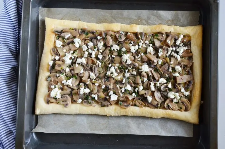 Step 8 - Mushroom Tart with Puff Pastry
