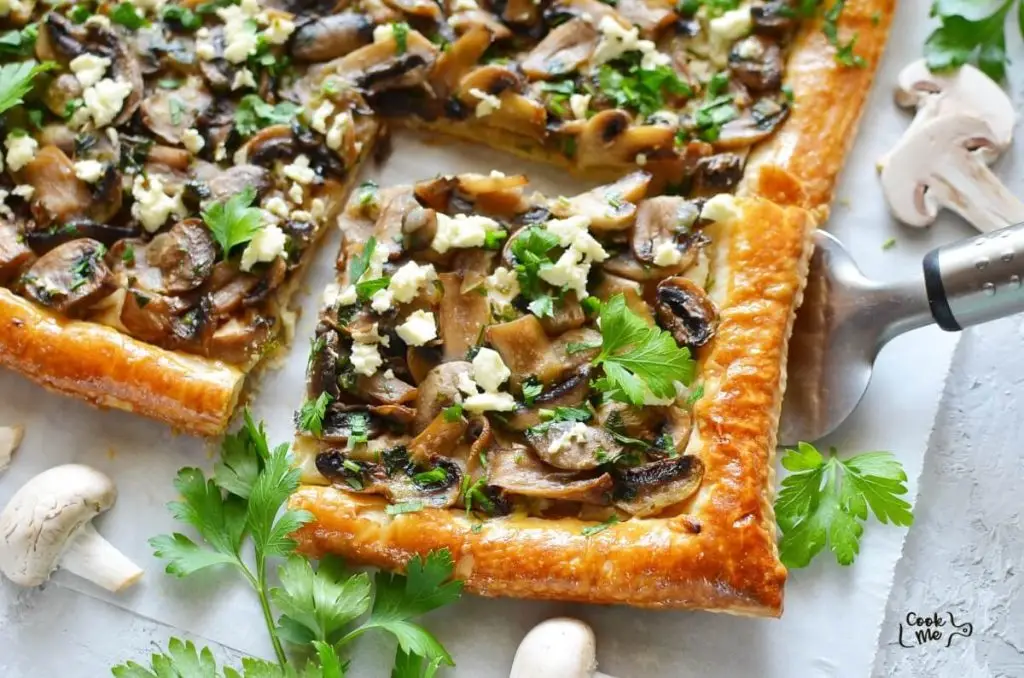 Mushroom Tart with Puff Pastry