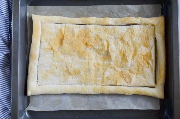 Step 7 - Mushroom Tart with Puff Pastry