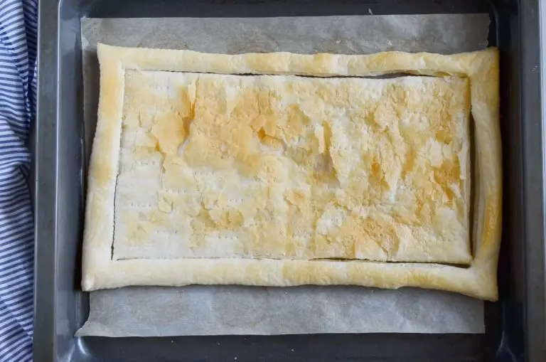 Step 7 - Mushroom Tart with Puff Pastry