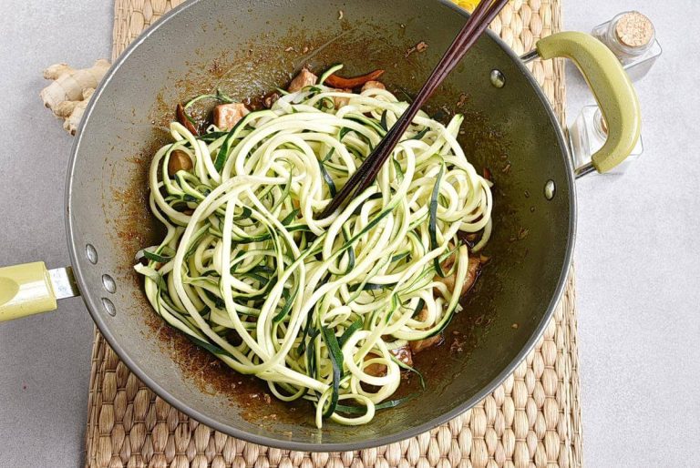 Step 6 - One Pot Kung Pao Chicken Zoodles