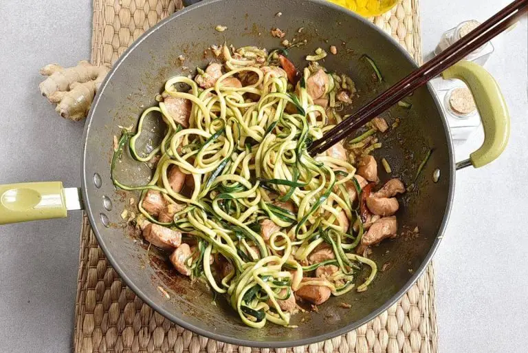 Step 6 - One Pot Kung Pao Chicken Zoodles