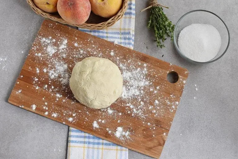 Step 2 - Peach Tart with Thyme Sugar
