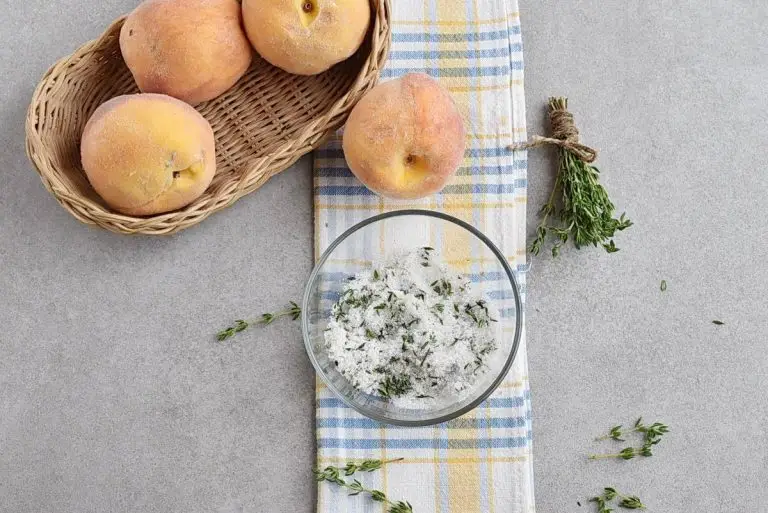 Step 7 - Peach Tart with Thyme Sugar