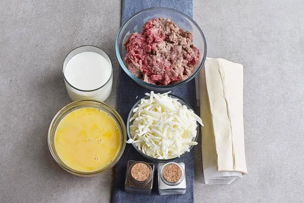 Ingredients for Sausage Brunch Casserole