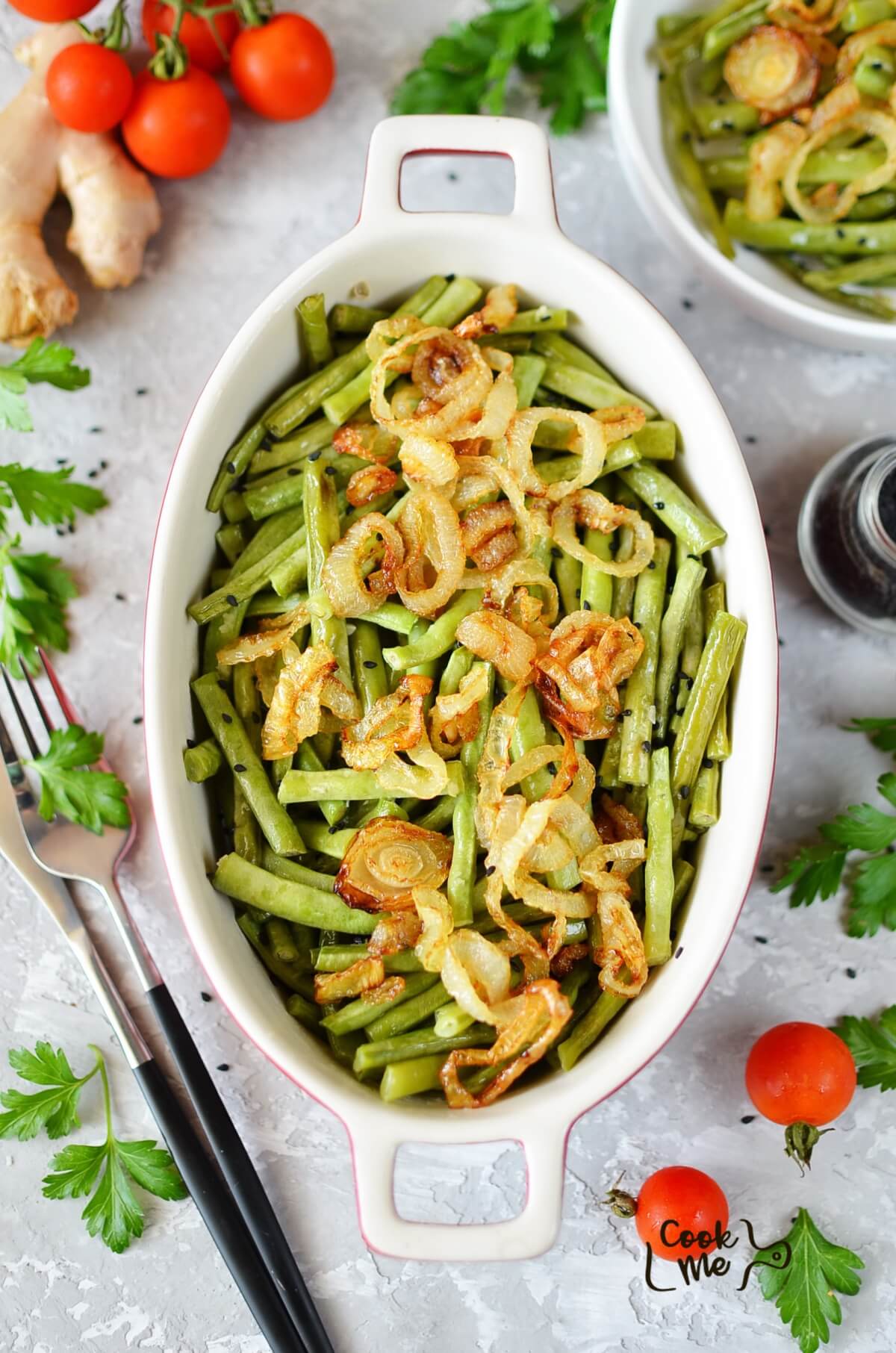 SesameGinger Green Beans Recipe Cook.me Recipes