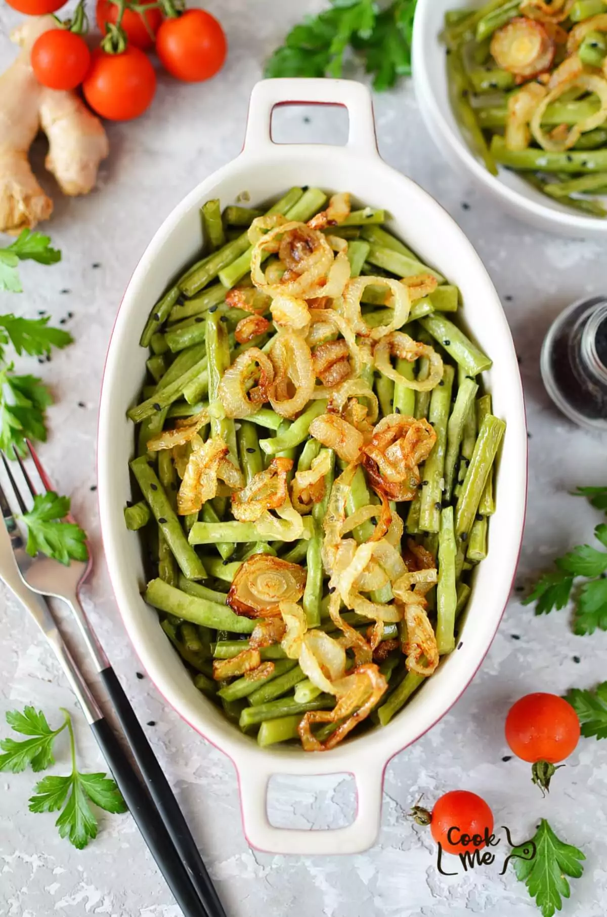 Sesame-Ginger Green Beans