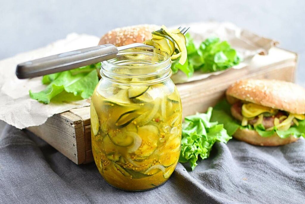 How to serve Sweet and Spicy Zucchini Refrigerator Pickles