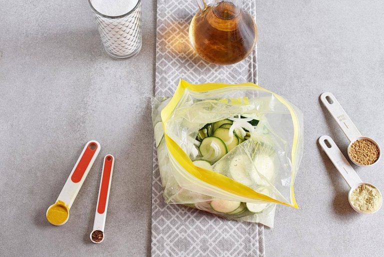 Step 2 - Sweet and Spicy Zucchini Refrigerator Pickles