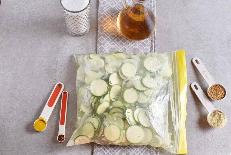Step 2 - Sweet and Spicy Zucchini Refrigerator Pickles