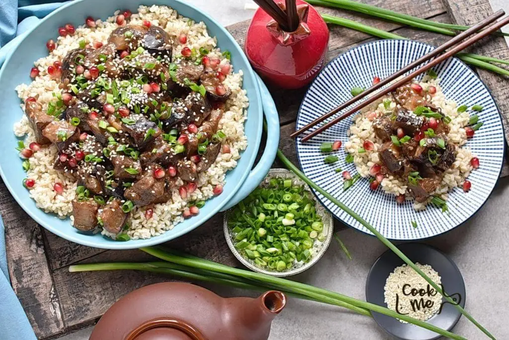 The Best Quick Vegan Sticky Aubergine
