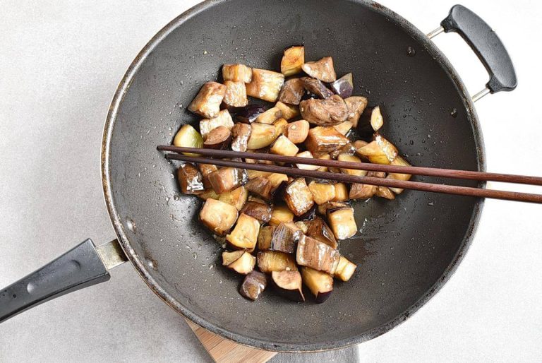 Step 4 - The Best Quick Vegan Sticky Aubergine