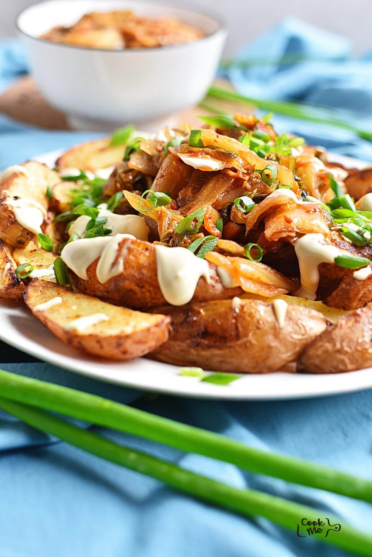 Vegan Kimchi Fries Recipe Cook.me Recipes