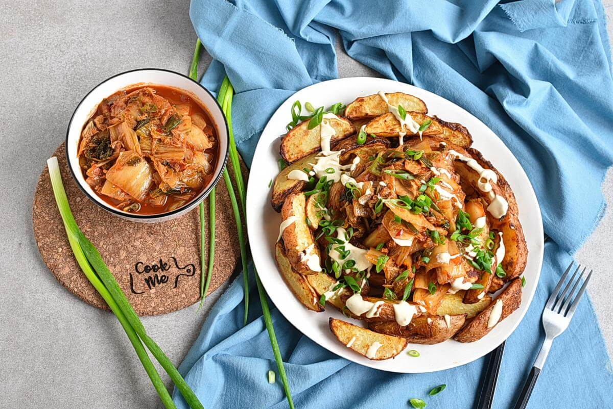 Vegan Kimchi Fries