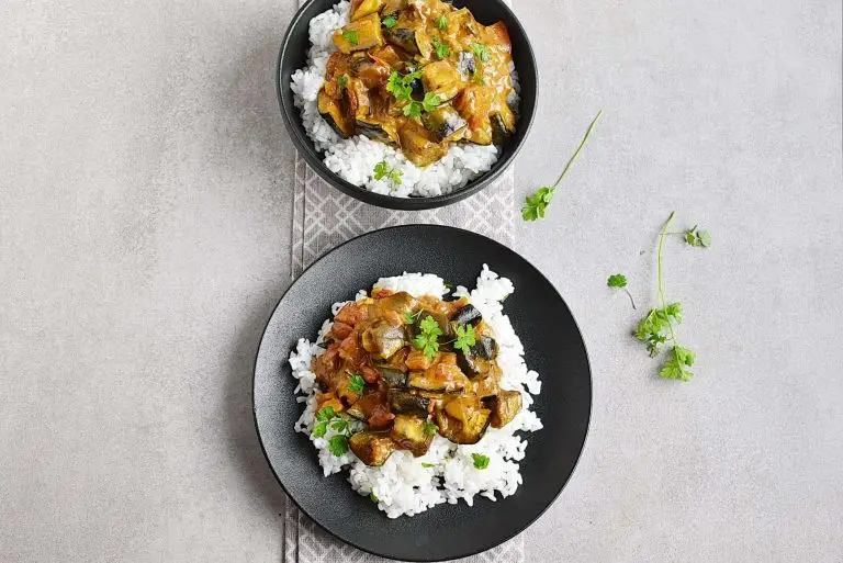 Step 9 - Vegan Roasted Eggplant Curry