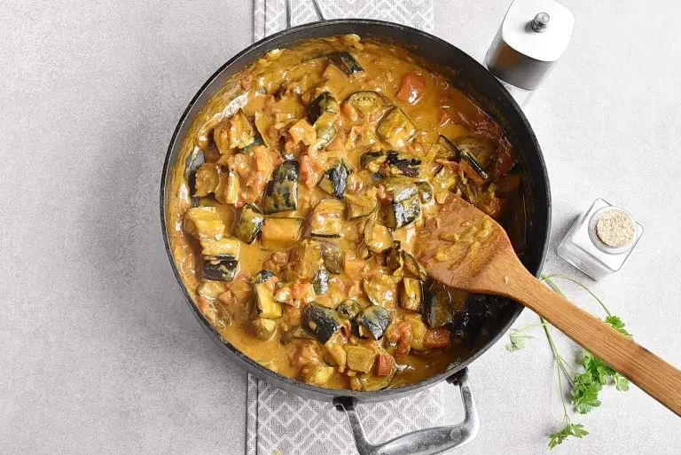 Step 8 - Vegan Roasted Eggplant Curry
