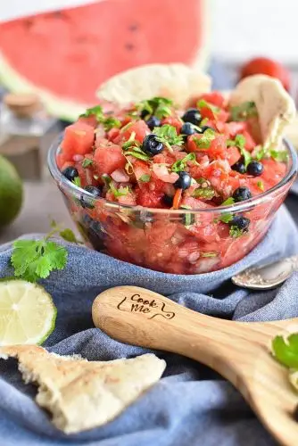 Watermelon Blueberry Salsa