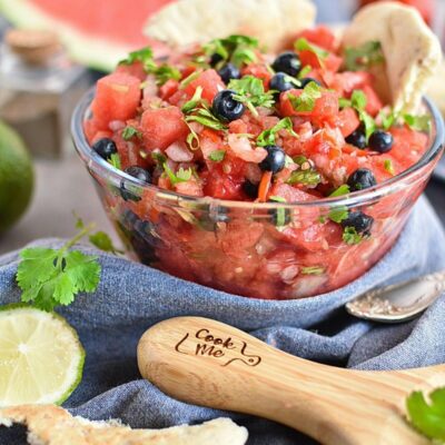 Watermelon Blueberry Salsa Recipes– Homemade Watermelon Blueberry Salsa– Easy Watermelon Blueberry Salsa