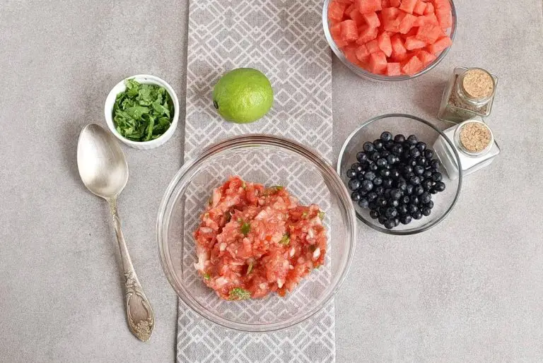 Step 2 - Watermelon Blueberry Salsa