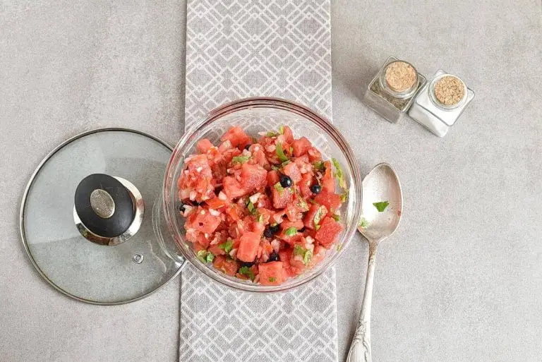 Step 4 - Watermelon Blueberry Salsa