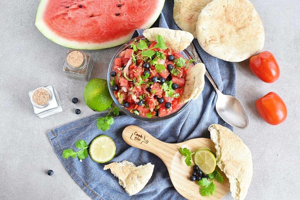 How to serve Watermelon Blueberry Salsa