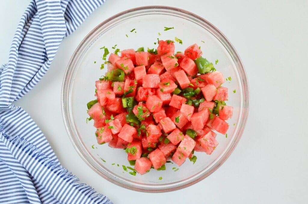 Watermelon Fire and Ice Salsa recipe - step 2