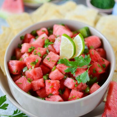 Watermelon Fire and Ice Salsa Recipe-How To Make Watermelon Fire and Ice Salsa-Delicious Watermelon Fire and Ice Salsa