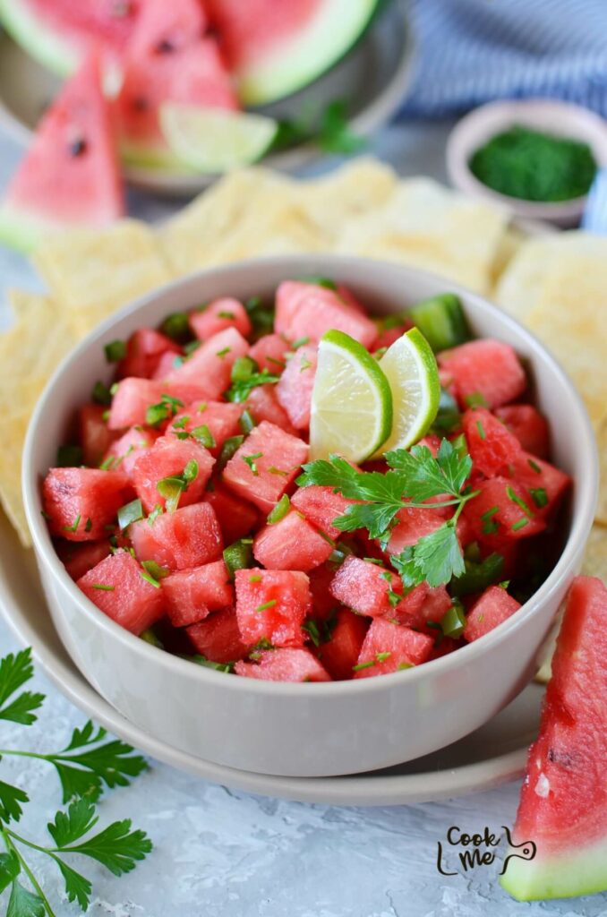 Watermelon Fire and Ice Salsa