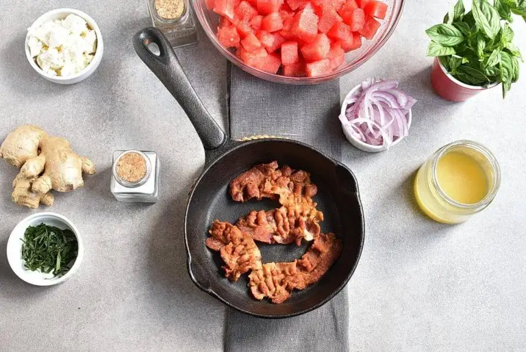 Step 3 - Watermelon Salad with Basil-Ginger Dressing
