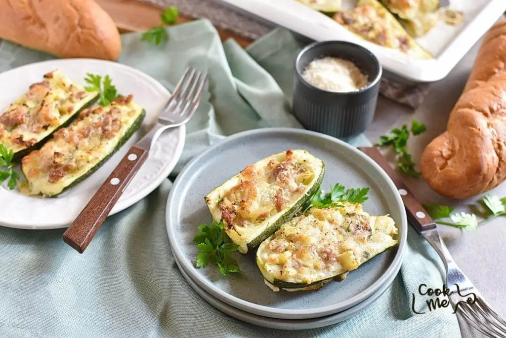 Zucchini Stuffed with Tuna