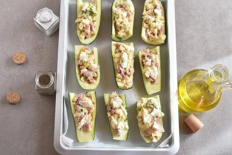 Step 4 - Zucchini Stuffed with Tuna
