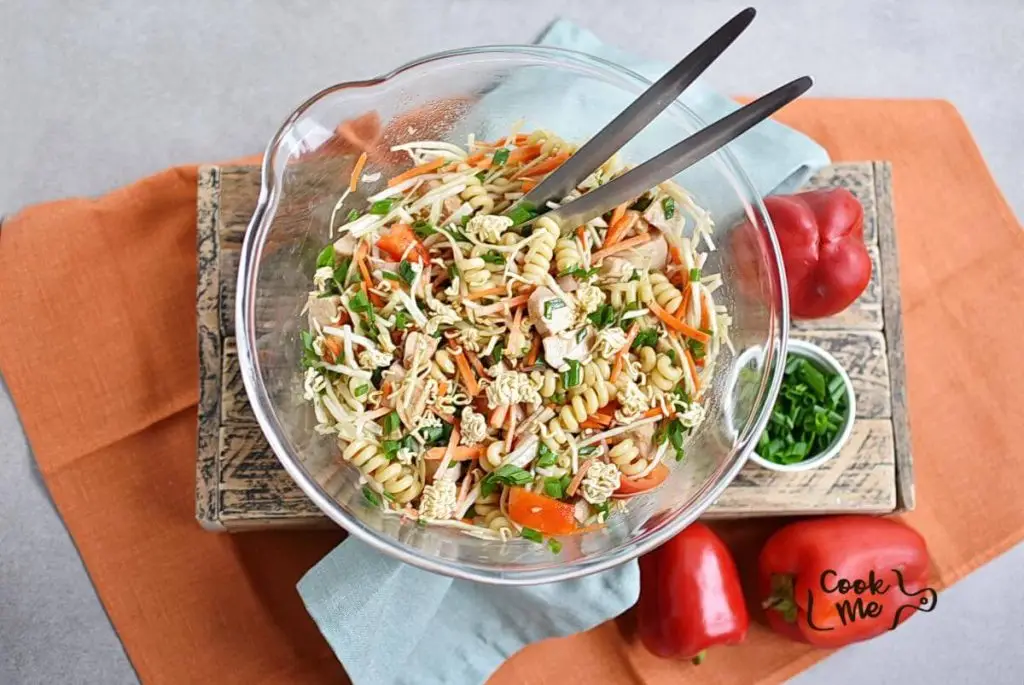 Asian Chicken Crunch Pasta Salad