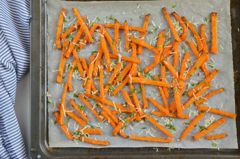 Step 10 - Baked Parmesan Pumpkin Fries
