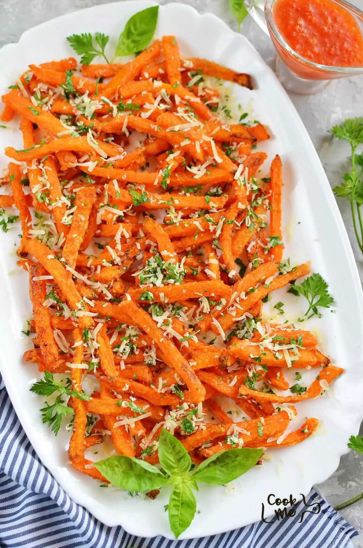 Baked Parmesan Pumpkin Fries