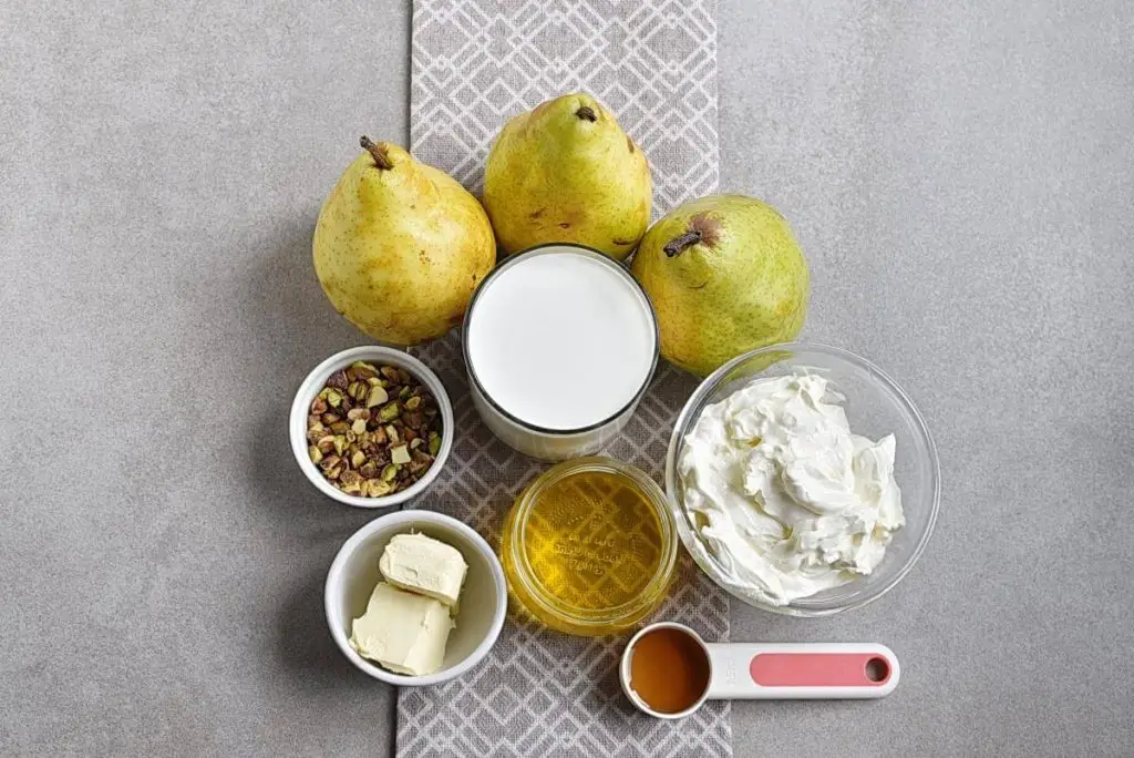 Ingredients for Gluten Free Baked Pears