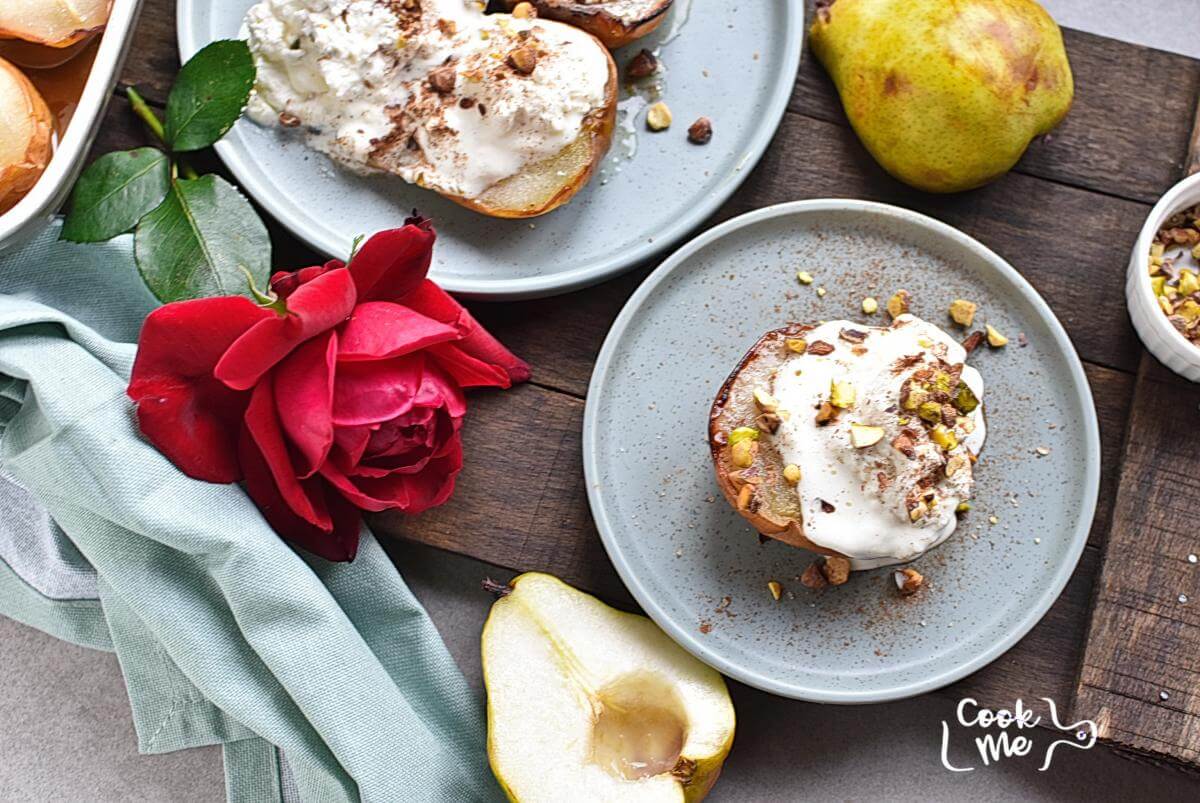 Gluten Free Baked Pears