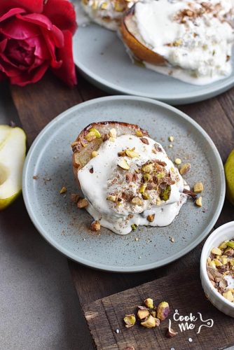 Gluten Free Baked Pears