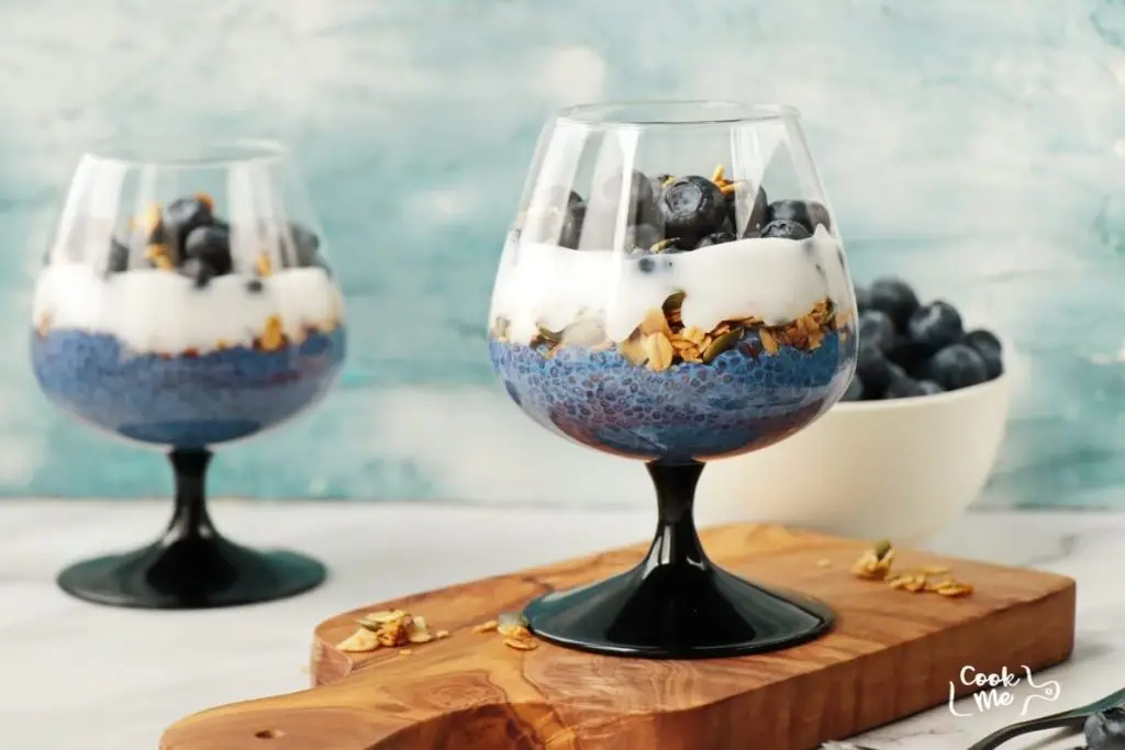 Blueberry Butterfly Pea Flower Parfait