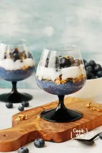 Blueberry Butterfly Pea Flower Parfait