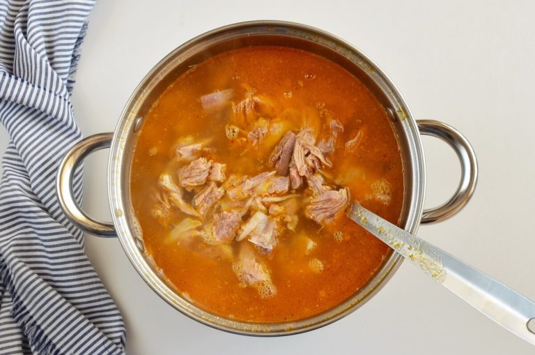 Step 7 - Cabbage Beef Soup