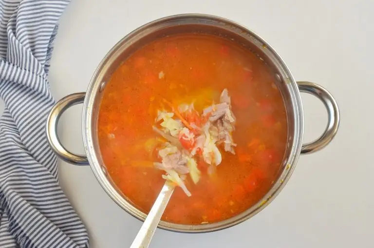 Step 8 - Cabbage Beef Soup