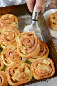 Caramel Apple Cinnamon Rolls